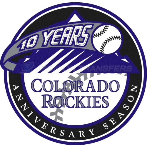 Colorado Rockies Iron-on Stickers (Heat Transfers)NO.1566
